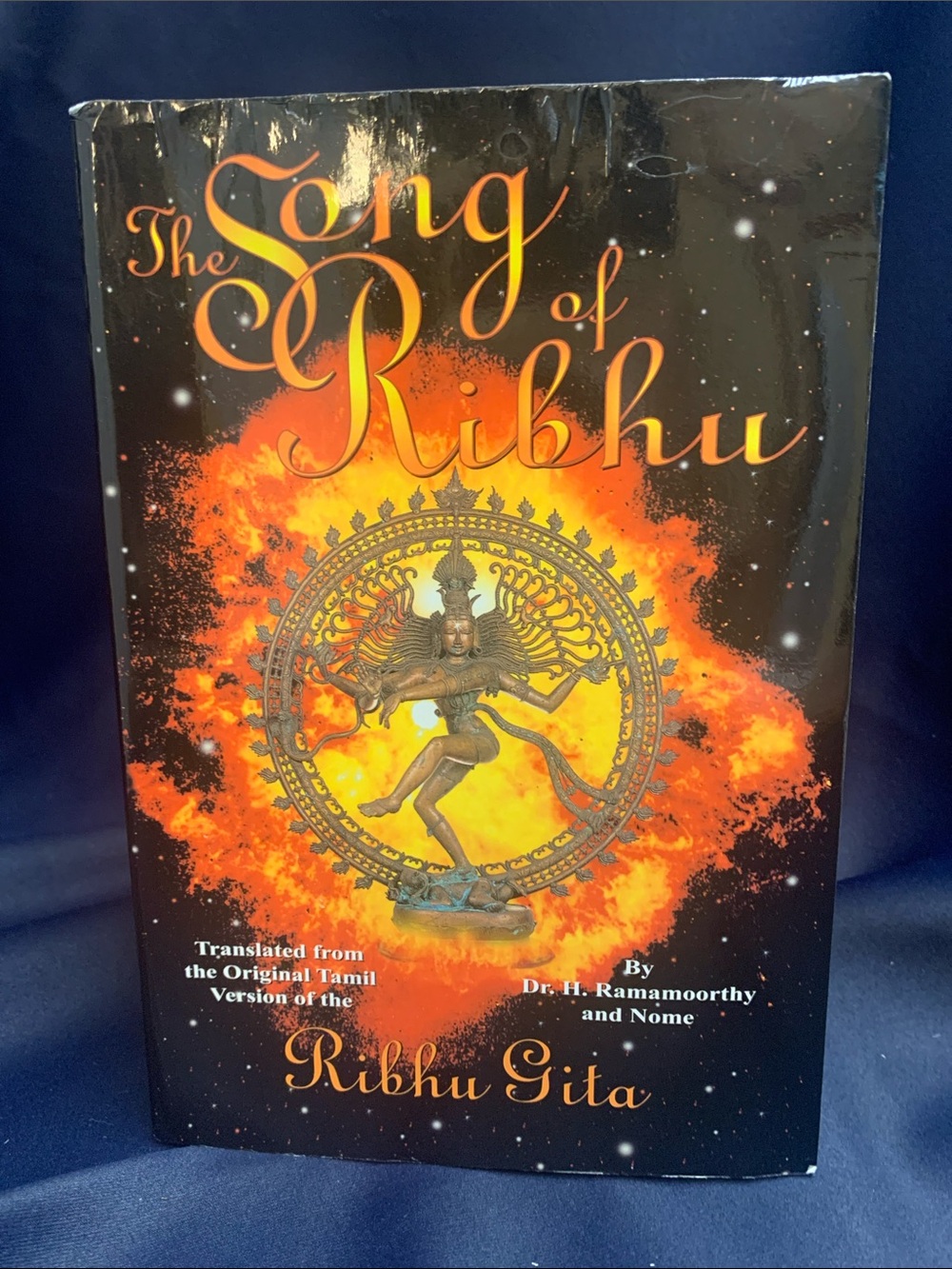 The Song of Ribhu - Fiery Black & Orange Cover